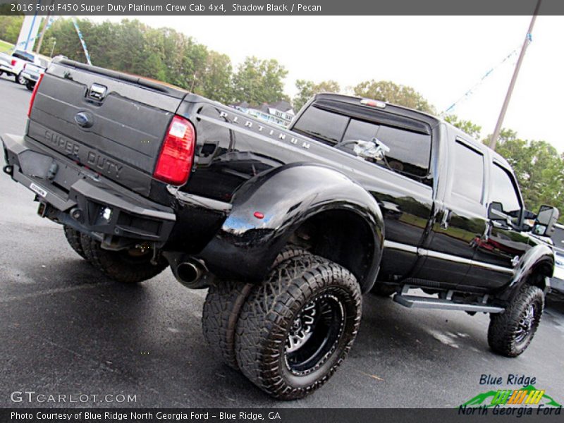 Shadow Black / Pecan 2016 Ford F450 Super Duty Platinum Crew Cab 4x4