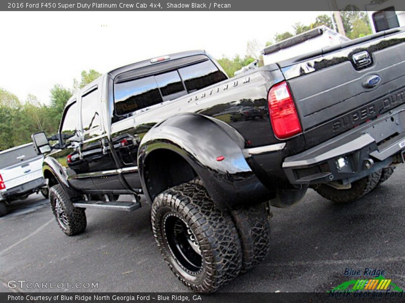 Shadow Black / Pecan 2016 Ford F450 Super Duty Platinum Crew Cab 4x4