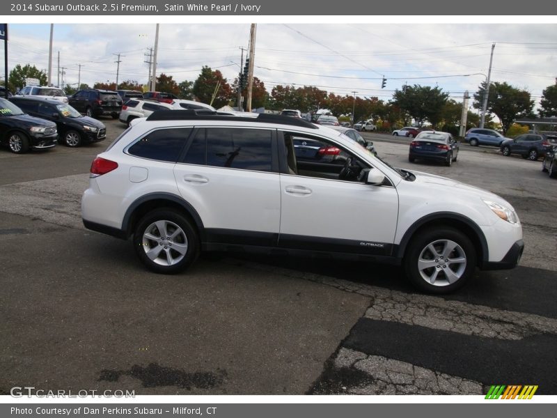 Satin White Pearl / Ivory 2014 Subaru Outback 2.5i Premium