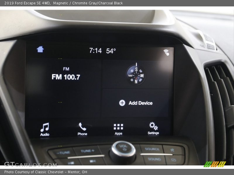 Magnetic / Chromite Gray/Charcoal Black 2019 Ford Escape SE 4WD