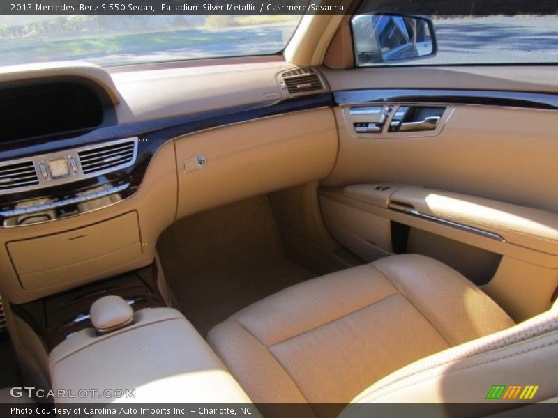 Palladium Silver Metallic / Cashmere/Savanna 2013 Mercedes-Benz S 550 Sedan