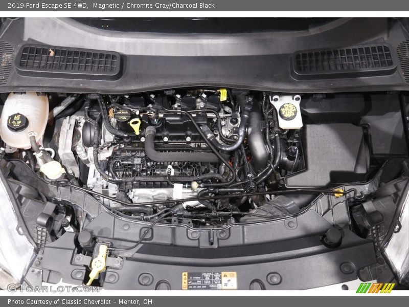 Magnetic / Chromite Gray/Charcoal Black 2019 Ford Escape SE 4WD