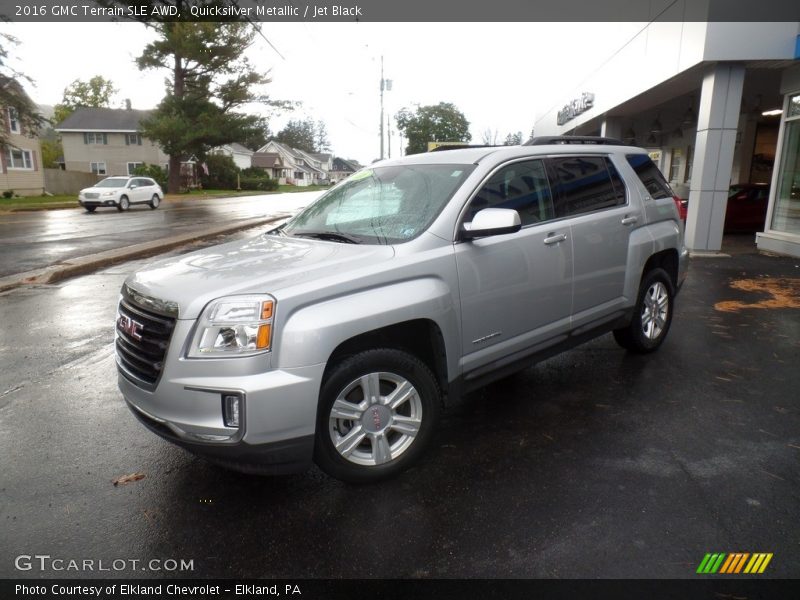 Quicksilver Metallic / Jet Black 2016 GMC Terrain SLE AWD