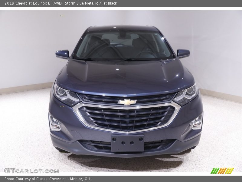 Storm Blue Metallic / Jet Black 2019 Chevrolet Equinox LT AWD