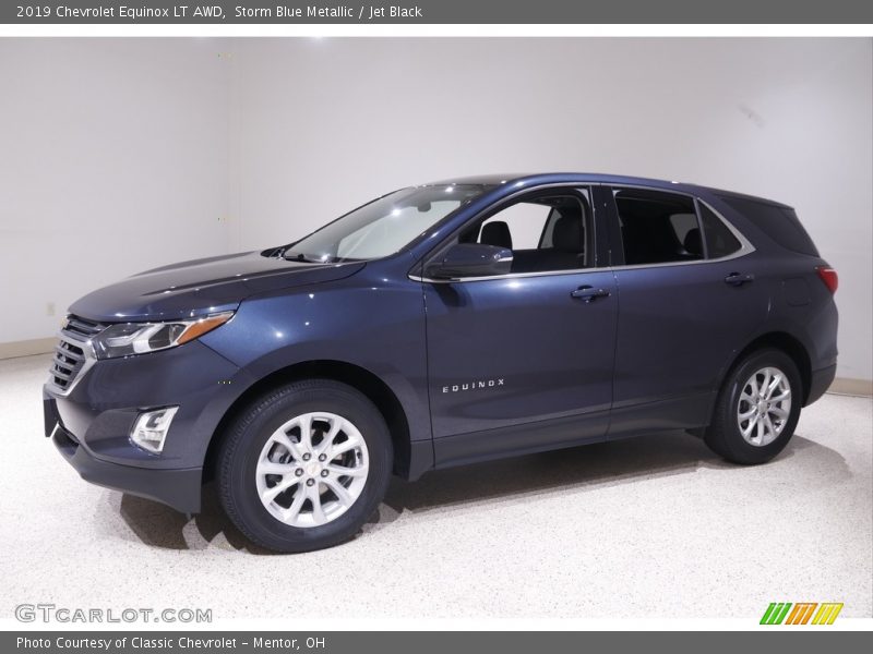 Storm Blue Metallic / Jet Black 2019 Chevrolet Equinox LT AWD
