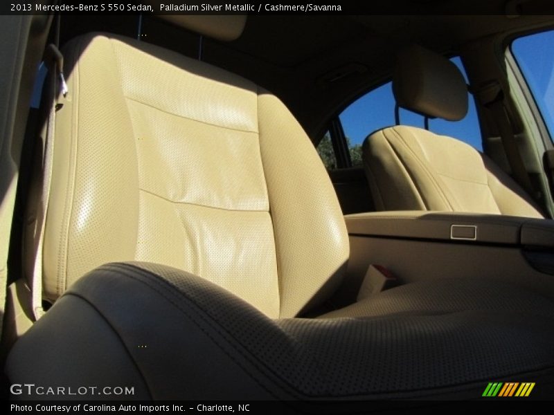 Palladium Silver Metallic / Cashmere/Savanna 2013 Mercedes-Benz S 550 Sedan