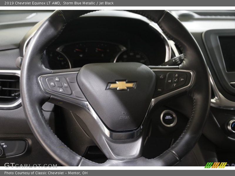 Storm Blue Metallic / Jet Black 2019 Chevrolet Equinox LT AWD