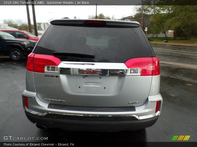 Quicksilver Metallic / Jet Black 2016 GMC Terrain SLE AWD