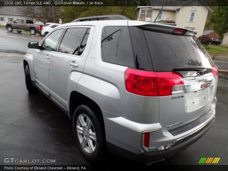Quicksilver Metallic / Jet Black 2016 GMC Terrain SLE AWD