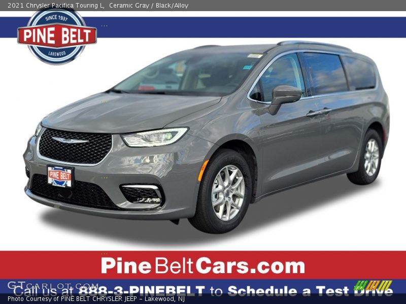 Ceramic Gray / Black/Alloy 2021 Chrysler Pacifica Touring L