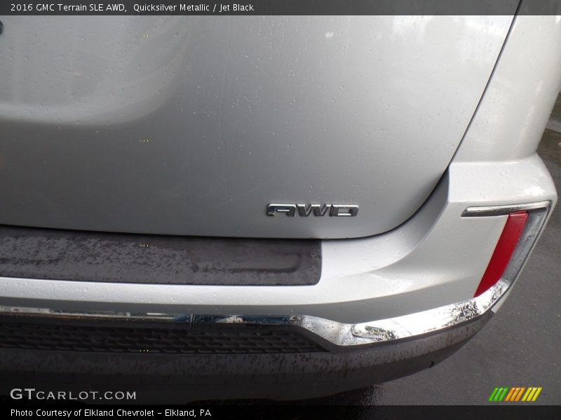 Quicksilver Metallic / Jet Black 2016 GMC Terrain SLE AWD