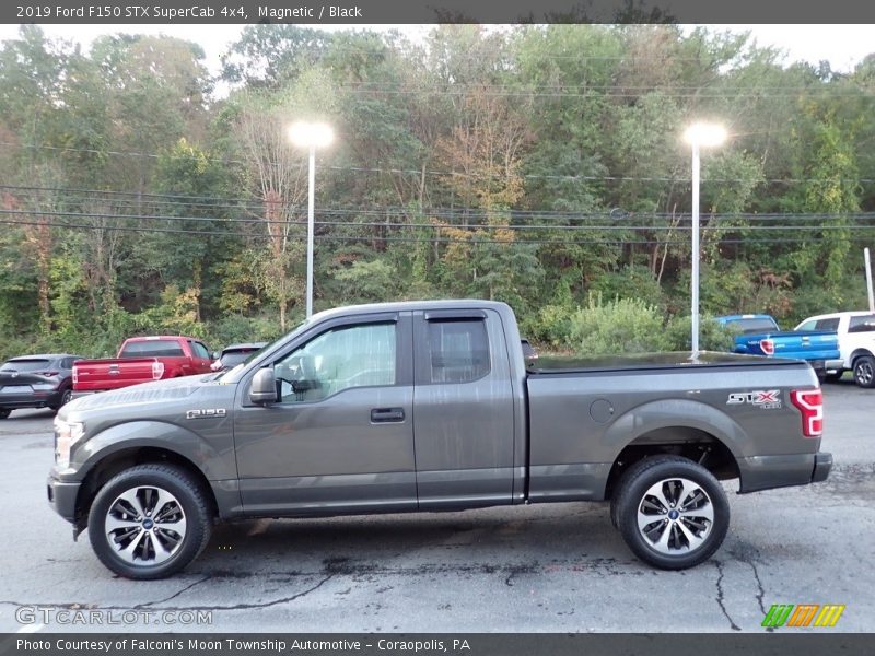 Magnetic / Black 2019 Ford F150 STX SuperCab 4x4