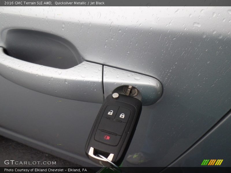 Quicksilver Metallic / Jet Black 2016 GMC Terrain SLE AWD