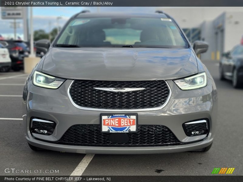 Ceramic Gray / Black/Alloy 2021 Chrysler Pacifica Touring L