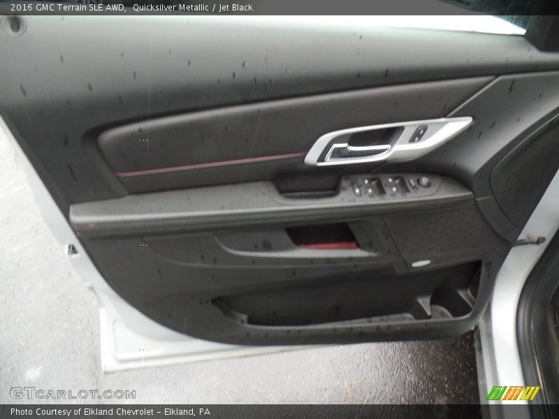 Quicksilver Metallic / Jet Black 2016 GMC Terrain SLE AWD