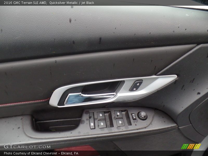 Quicksilver Metallic / Jet Black 2016 GMC Terrain SLE AWD