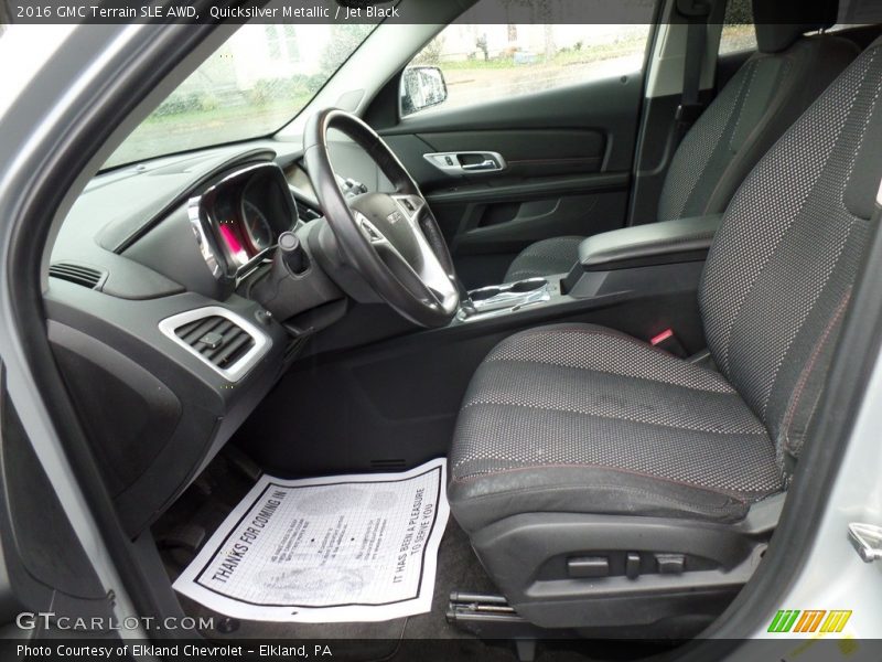 Quicksilver Metallic / Jet Black 2016 GMC Terrain SLE AWD