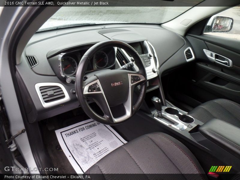 Quicksilver Metallic / Jet Black 2016 GMC Terrain SLE AWD