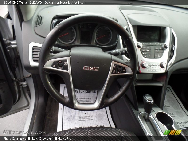 Quicksilver Metallic / Jet Black 2016 GMC Terrain SLE AWD