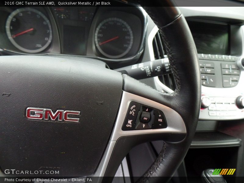 Quicksilver Metallic / Jet Black 2016 GMC Terrain SLE AWD