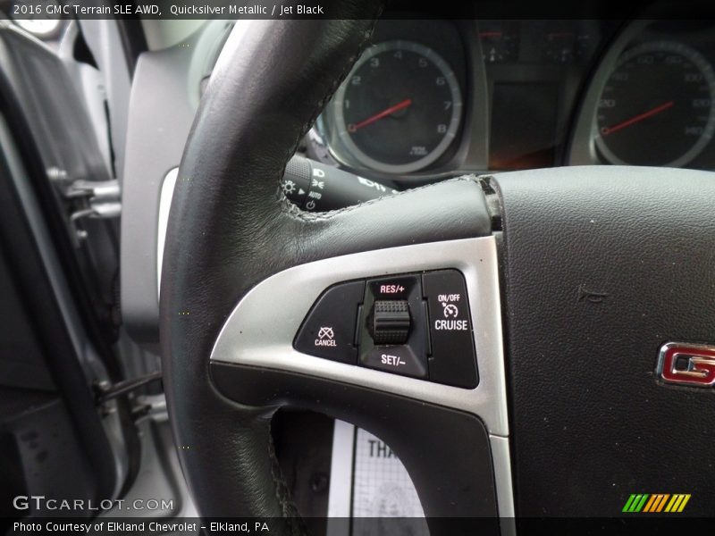 Quicksilver Metallic / Jet Black 2016 GMC Terrain SLE AWD