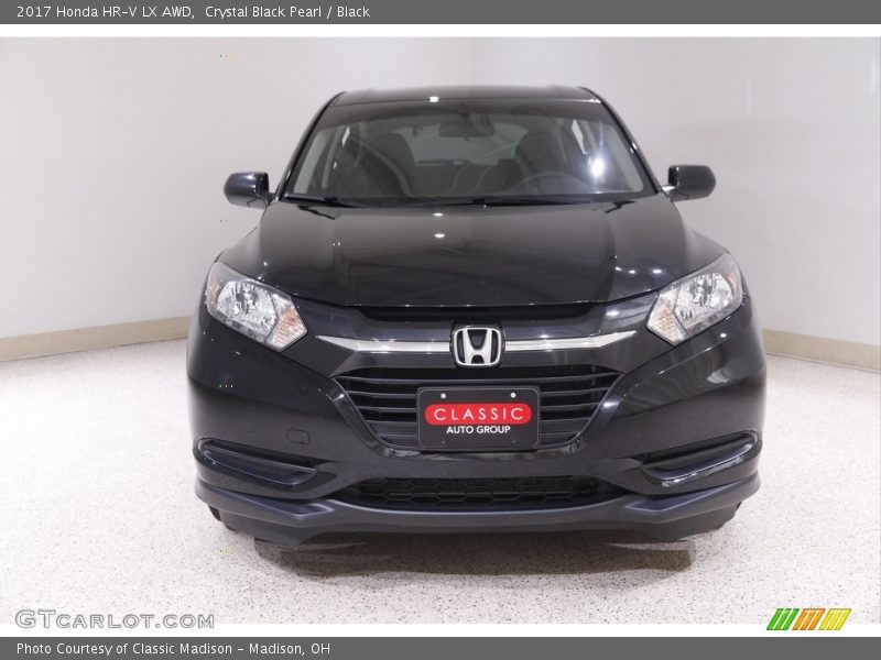 Crystal Black Pearl / Black 2017 Honda HR-V LX AWD