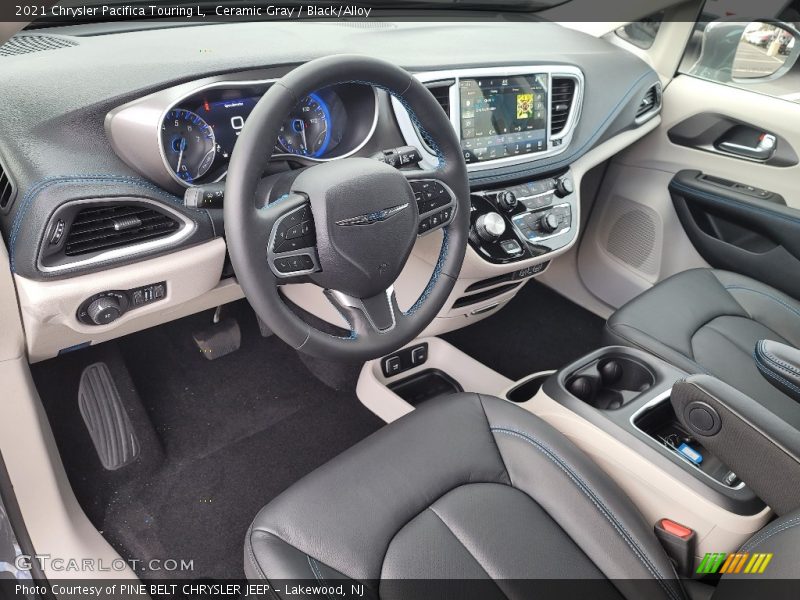  2021 Pacifica Touring L Black/Alloy Interior