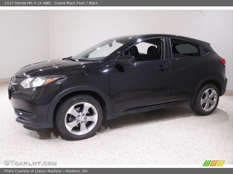 Crystal Black Pearl / Black 2017 Honda HR-V LX AWD