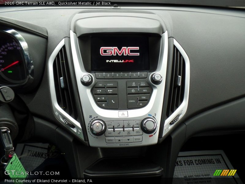 Quicksilver Metallic / Jet Black 2016 GMC Terrain SLE AWD