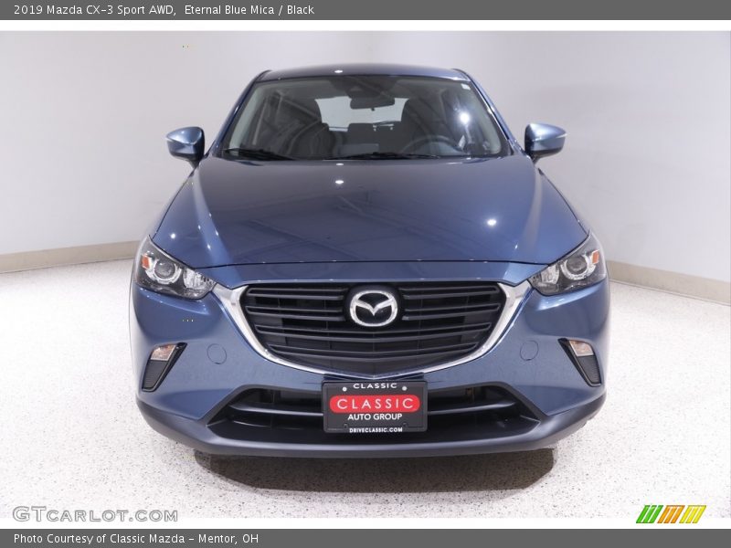 Eternal Blue Mica / Black 2019 Mazda CX-3 Sport AWD