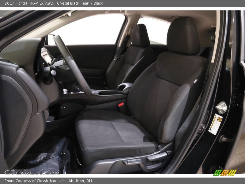 Crystal Black Pearl / Black 2017 Honda HR-V LX AWD
