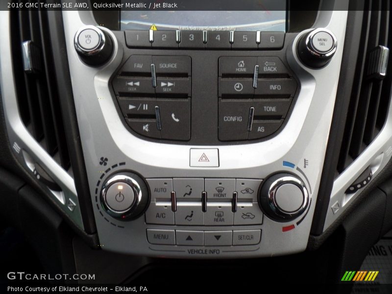 Quicksilver Metallic / Jet Black 2016 GMC Terrain SLE AWD