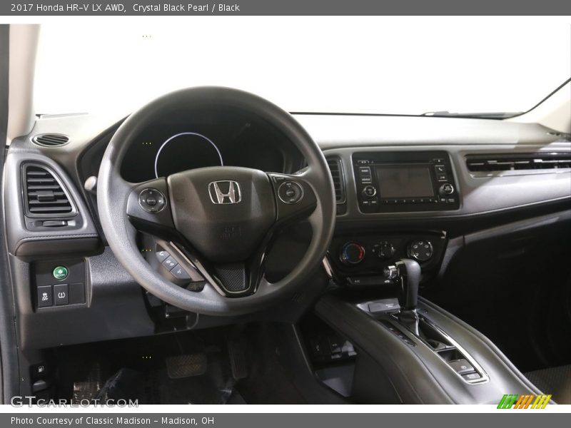 Crystal Black Pearl / Black 2017 Honda HR-V LX AWD