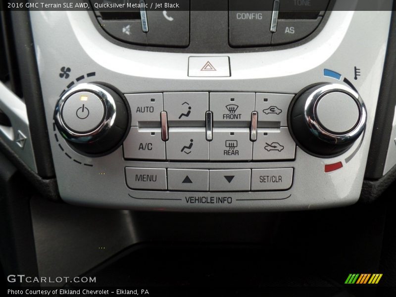Quicksilver Metallic / Jet Black 2016 GMC Terrain SLE AWD