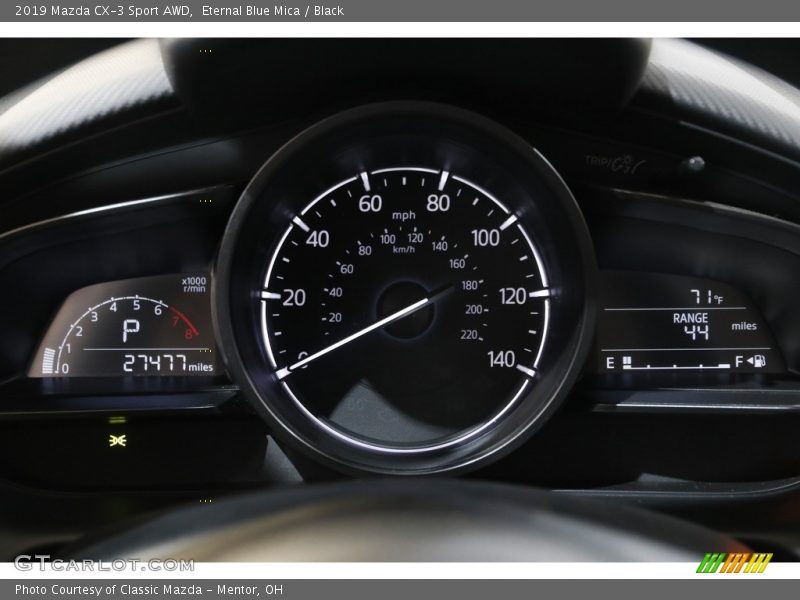 Eternal Blue Mica / Black 2019 Mazda CX-3 Sport AWD