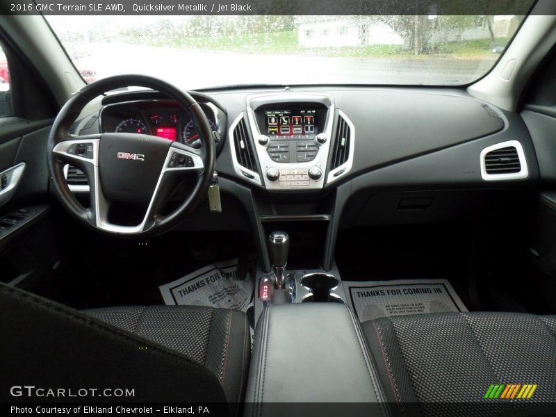 Quicksilver Metallic / Jet Black 2016 GMC Terrain SLE AWD