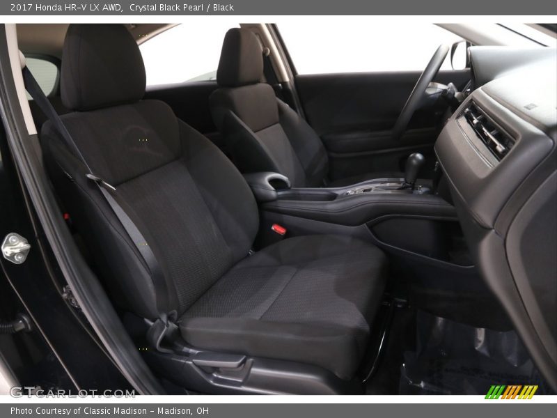 Crystal Black Pearl / Black 2017 Honda HR-V LX AWD