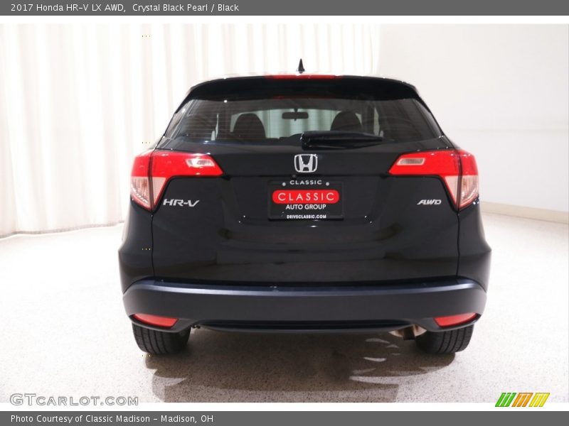 Crystal Black Pearl / Black 2017 Honda HR-V LX AWD