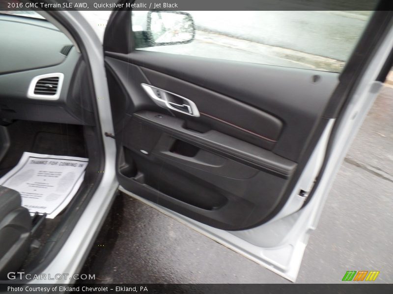 Quicksilver Metallic / Jet Black 2016 GMC Terrain SLE AWD