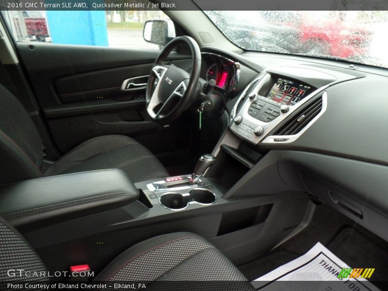 Quicksilver Metallic / Jet Black 2016 GMC Terrain SLE AWD