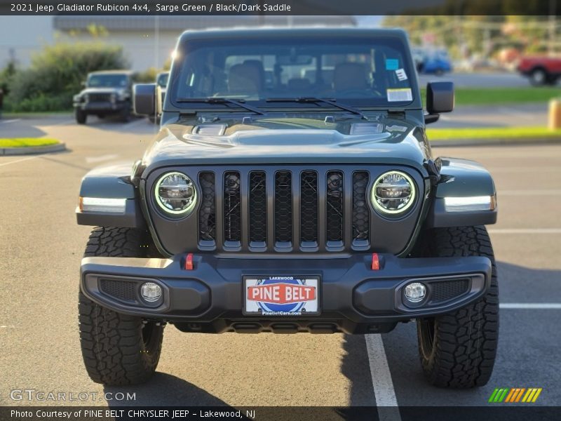 Sarge Green / Black/Dark Saddle 2021 Jeep Gladiator Rubicon 4x4