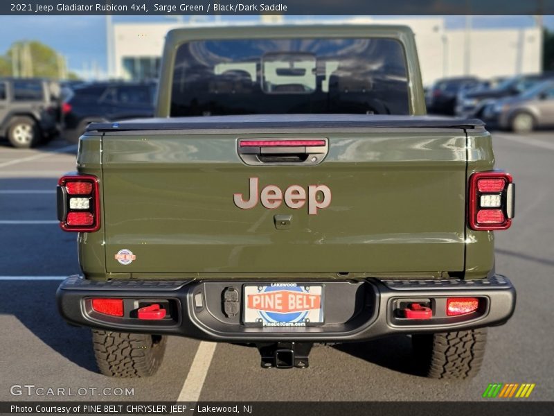 Sarge Green / Black/Dark Saddle 2021 Jeep Gladiator Rubicon 4x4