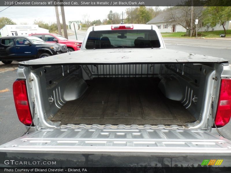 Silver Ice Metallic / Jet Black/Dark Ash 2016 Chevrolet Colorado WT Extended Cab