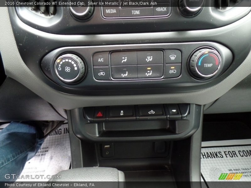 Controls of 2016 Colorado WT Extended Cab