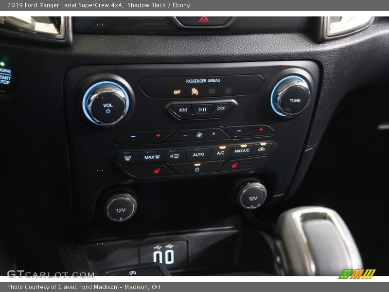 Shadow Black / Ebony 2019 Ford Ranger Lariat SuperCrew 4x4