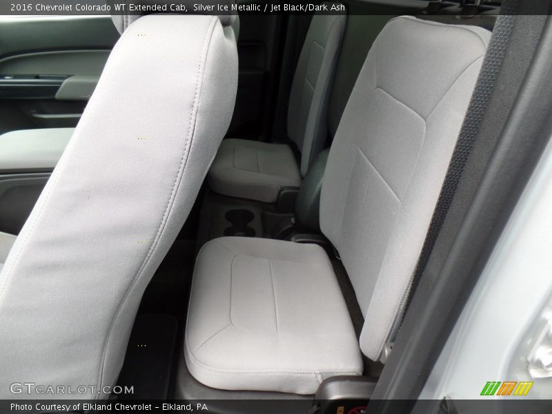 Rear Seat of 2016 Colorado WT Extended Cab