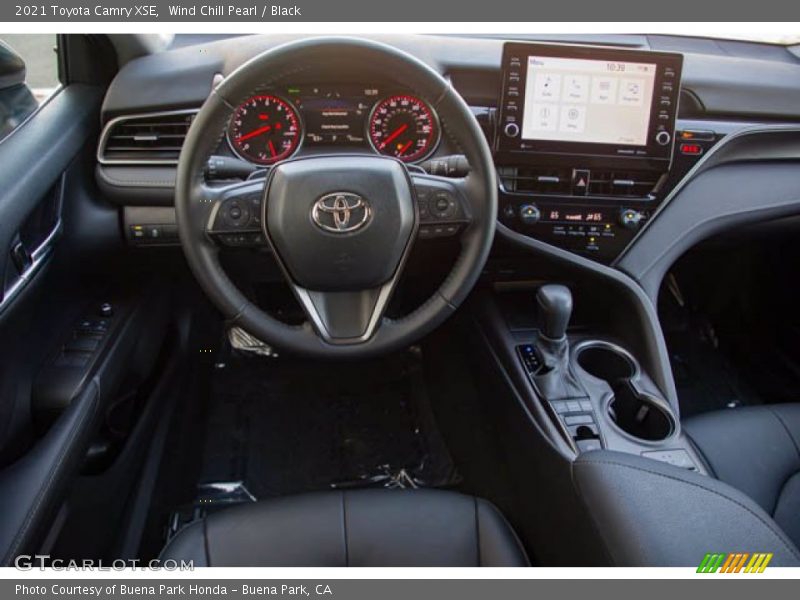 Wind Chill Pearl / Black 2021 Toyota Camry XSE