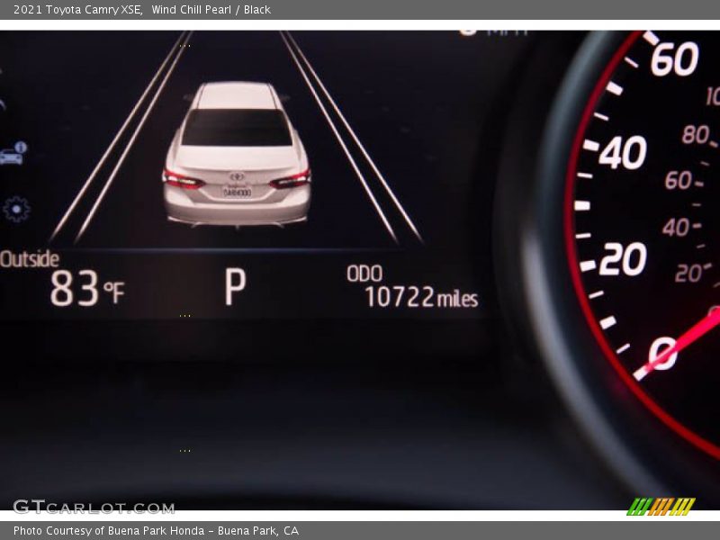 Wind Chill Pearl / Black 2021 Toyota Camry XSE