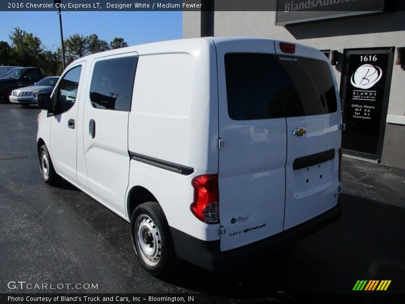 Designer White / Medium Pewter 2016 Chevrolet City Express LT