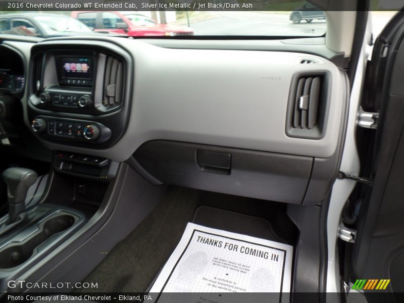 Dashboard of 2016 Colorado WT Extended Cab